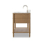 Toulouse Single Vanity - Washed Blonde Oak Veneer