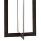 Lennie Cast Glass End Table - Amber Cast Glass