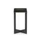 Lennie Cast Glass End Table - Moss Cast Glass
