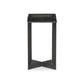 Lennie Cast Glass End Table - Moss Cast Glass