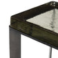 Lennie Cast Glass End Table - Clear Cast Glass