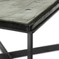 Lennie Cast Glass Bunching Table - Clear Cast Glass
