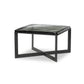 Lennie Cast Glass Bunching Table - Clear Cast Glass