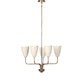 Jasmine Chandelier - Aged Brass