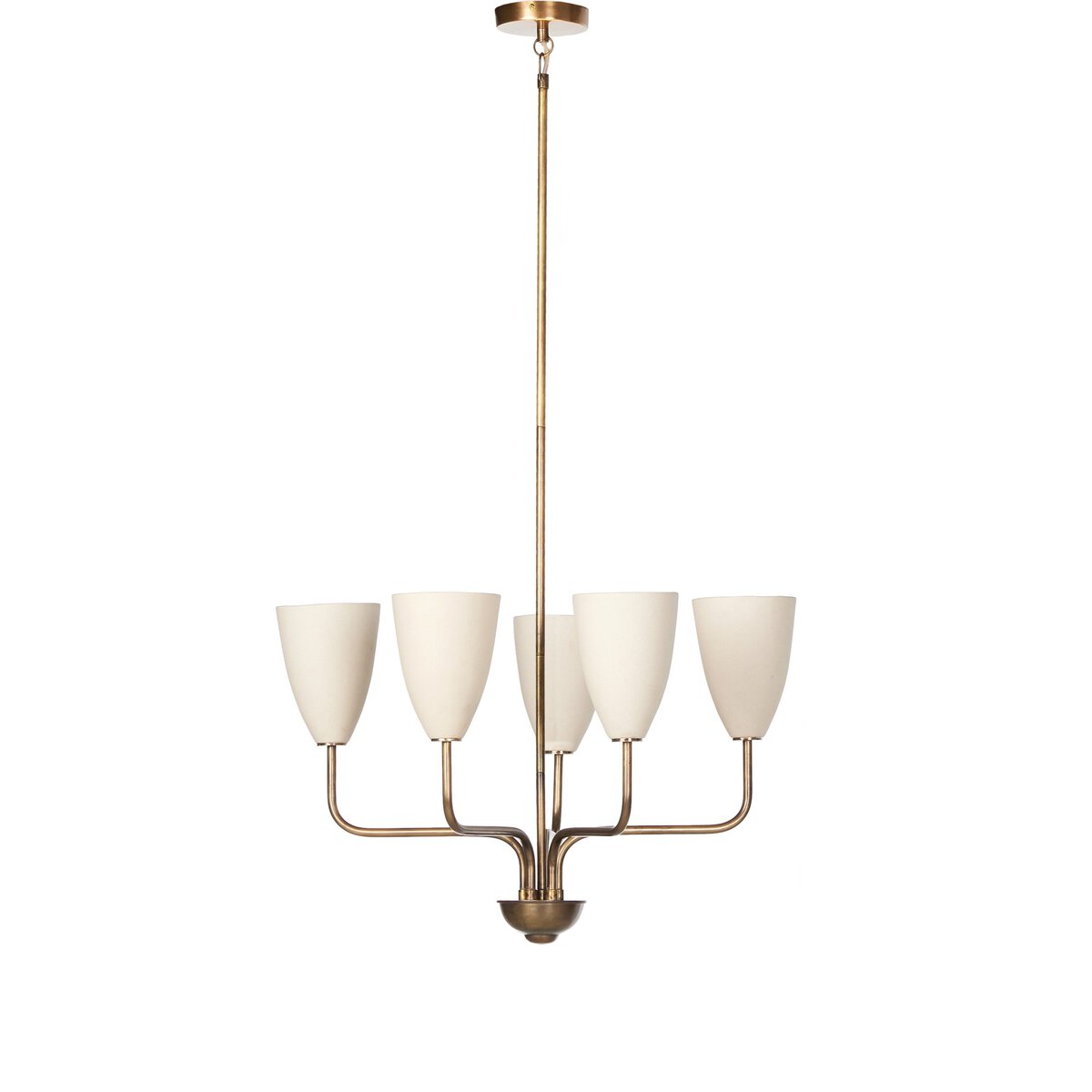 Jasmine Chandelier - Aged Brass