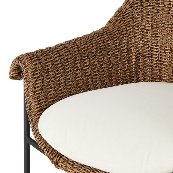 Suerte Outdoor Bar + Counter Stool - Faux Dark Hyacinth