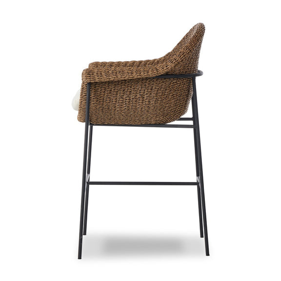 Suerte Outdoor Bar + Counter Stool - Faux Dark Hyacinth