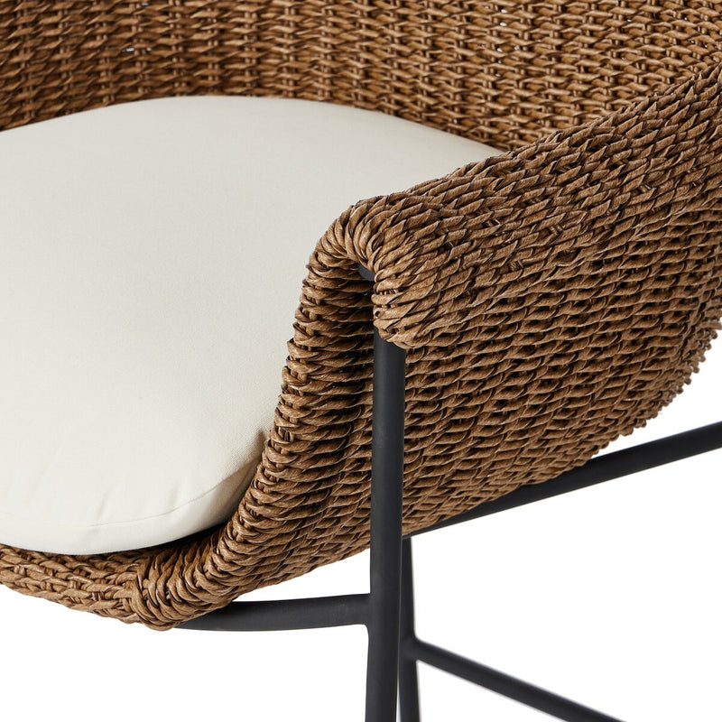 Suerte Outdoor Bar + Counter Stool - Faux Dark Hyacinth