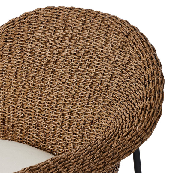 Suerte Outdoor Bar + Counter Stool - Faux Dark Hyacinth