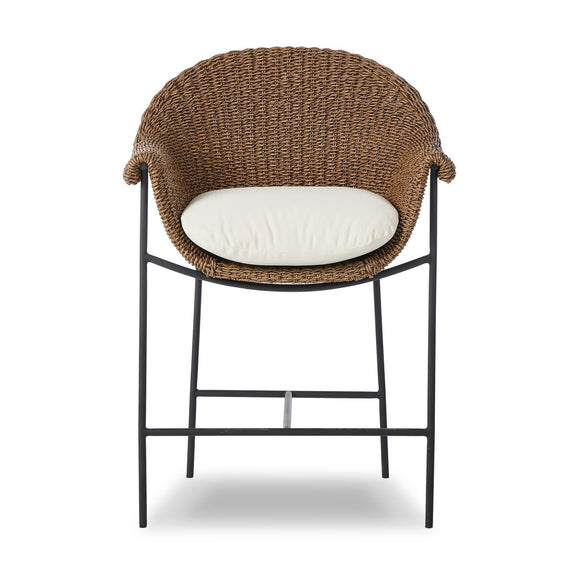 Suerte Outdoor Bar + Counter Stool - Faux Dark Hyacinth