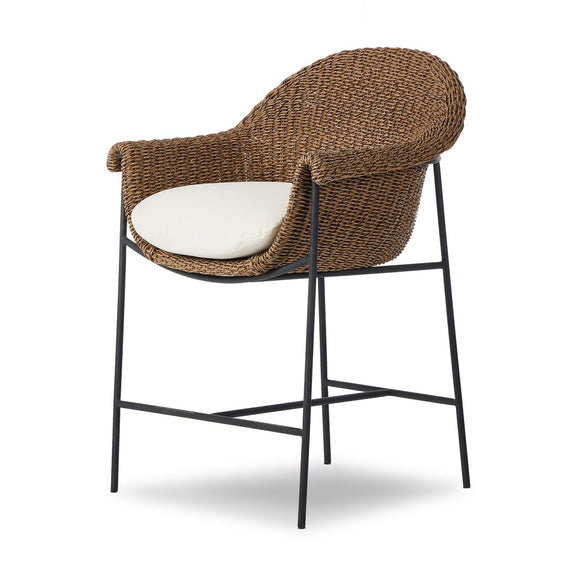 Suerte Outdoor Bar + Counter Stool - Faux Dark Hyacinth