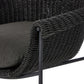 Suerte Outdoor Bar + Counter Stool - Faux Black Hyacinth