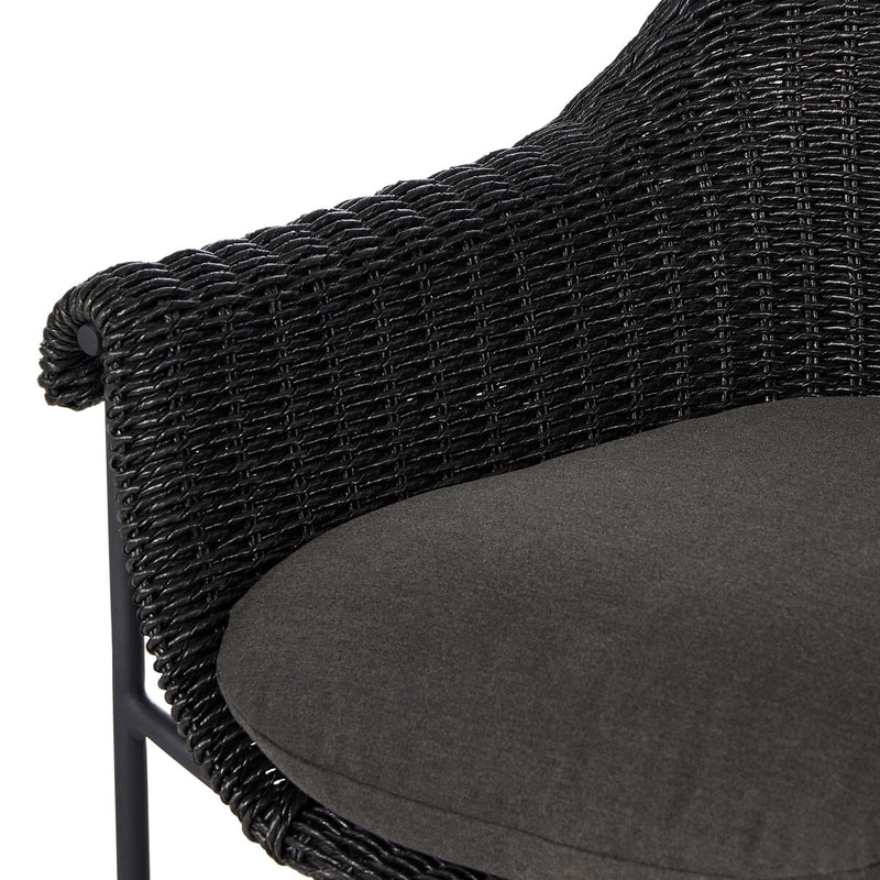 Suerte Outdoor Bar + Counter Stool - Faux Black Hyacinth