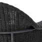 Suerte Outdoor Bar + Counter Stool - Faux Black Hyacinth