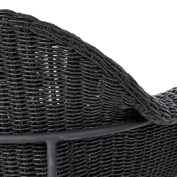Suerte Outdoor Bar + Counter Stool - Faux Black Hyacinth