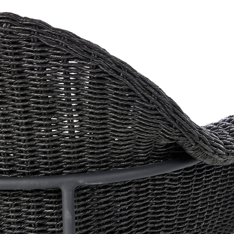 Suerte Outdoor Bar + Counter Stool - Faux Black Hyacinth