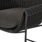 Suerte Outdoor Bar + Counter Stool - Faux Black Hyacinth