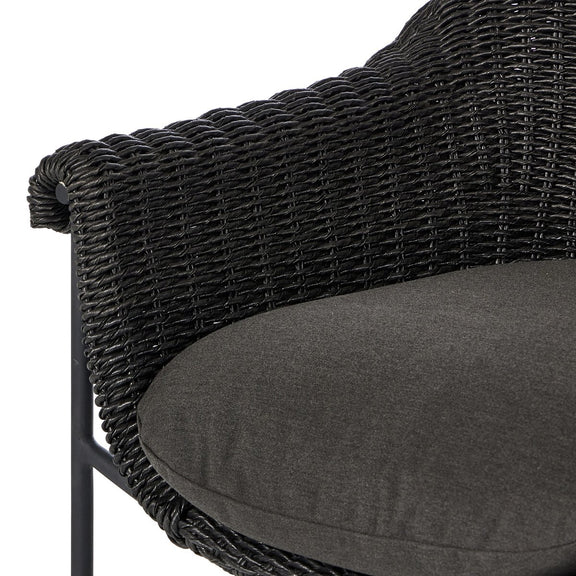 Suerte Outdoor Bar + Counter Stool - Faux Black Hyacinth