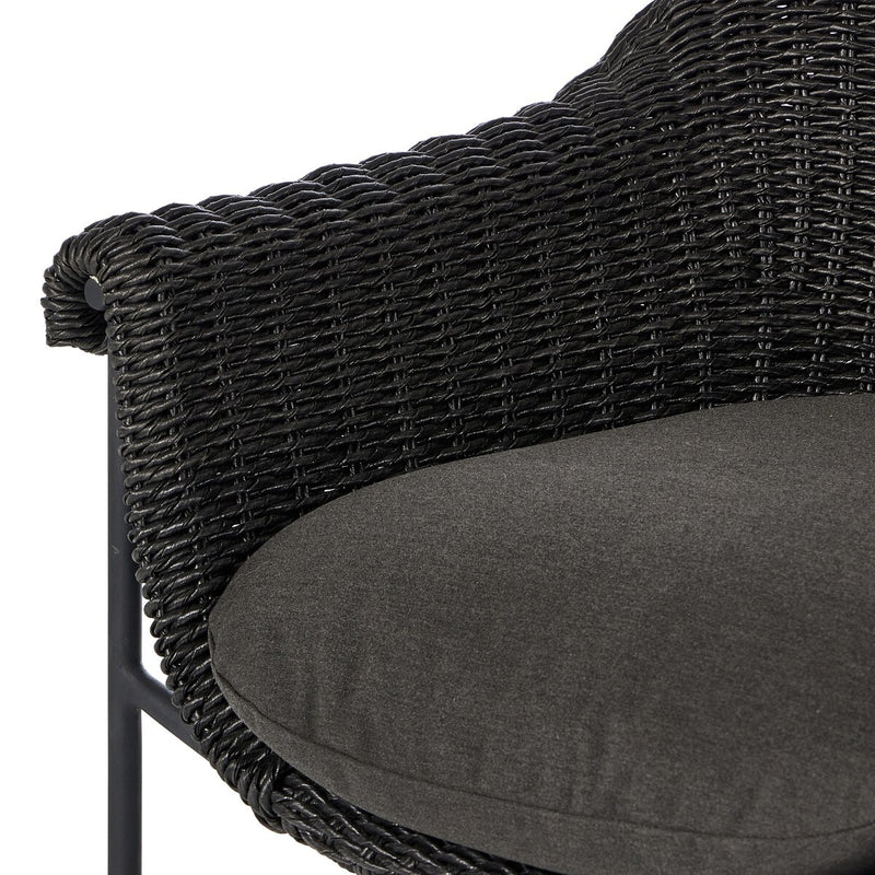 Suerte Outdoor Bar + Counter Stool - Faux Black Hyacinth