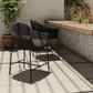 Suerte Outdoor Bar + Counter Stool - Faux Black Hyacinth