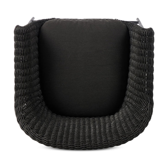 Suerte Outdoor Bar + Counter Stool - Faux Black Hyacinth