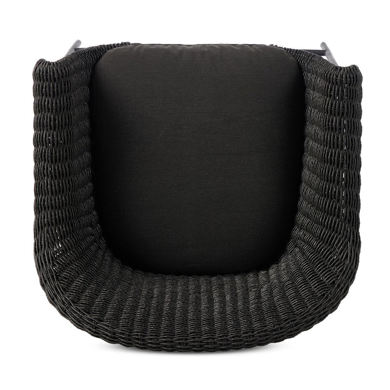 Suerte Outdoor Bar + Counter Stool - Faux Black Hyacinth