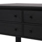 Gardendale Small Kitchen Island - Stained Black Oak Veneer