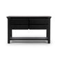 Gardendale Small Kitchen Island - Stained Black Oak Veneer