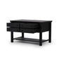 Gardendale Small Kitchen Island - Stained Black Oak Veneer