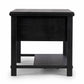 Gardendale Small Kitchen Island - Stained Black Oak Veneer