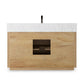 Everett Single Wide Vanity - Satin Light Wash Oak Veneer