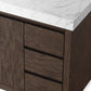 Everett Single Wide Vanity - Satin Espresso Oak Veneer