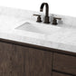 Everett Single Wide Vanity - Satin Espresso Oak Veneer