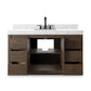 Everett Single Wide Vanity - Satin Espresso Oak Veneer