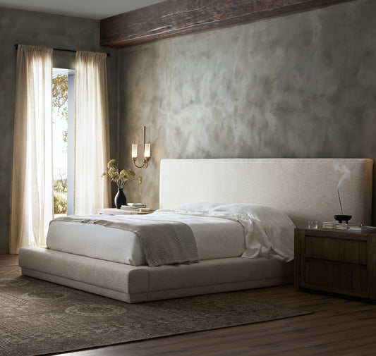 Martina Bed - Bergamo Parchment
