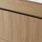 Everett Single Vanity - Satin Light Wash Oak Veneer
