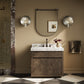 Everett Single Vanity - Satin Espresso Oak Veneer