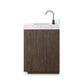 Everett Single Vanity - Satin Espresso Oak Veneer