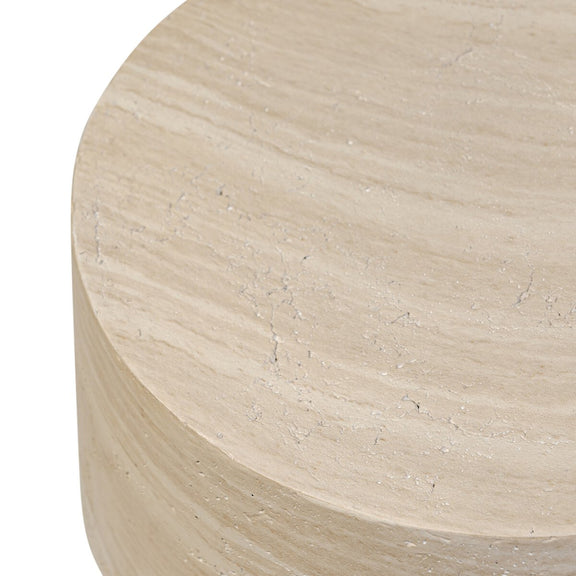 Ara End Table - Sand Striae