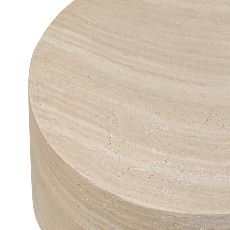 Ara End Table - Sand Striae