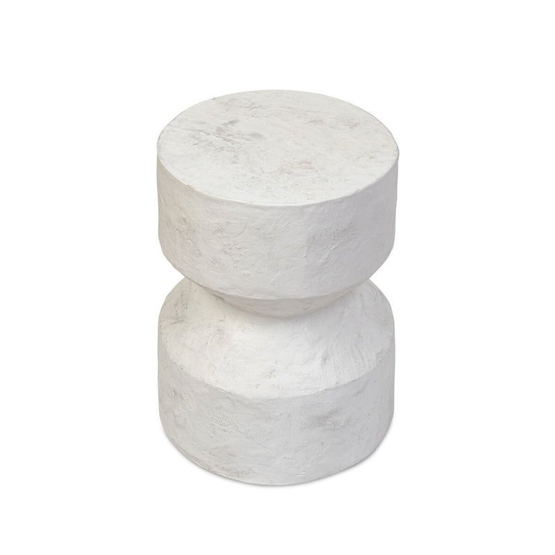 Ara End Table - Textured Lunar Concrete