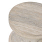Odeon End Table - Textured Sandy Grey