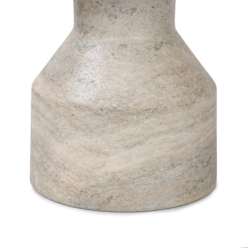 Odeon End Table - Textured Sandy Grey