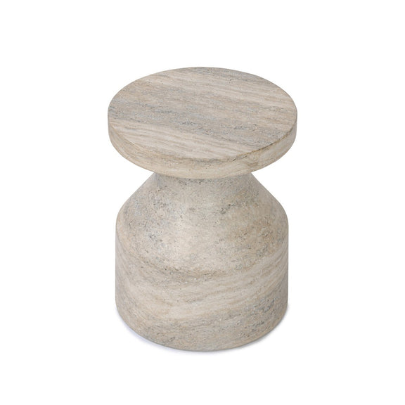 Odeon End Table - Textured Sandy Grey