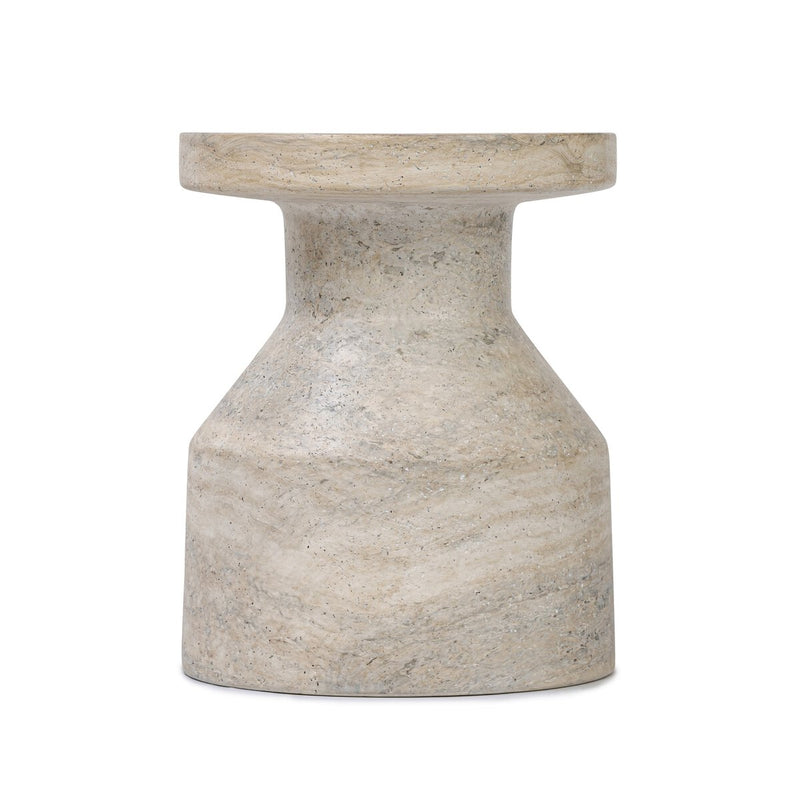 Odeon End Table - Textured Sandy Grey
