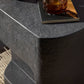 Clementine End Table - Distressed Graphite Concrete