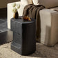 Clementine End Table - Distressed Graphite Concrete