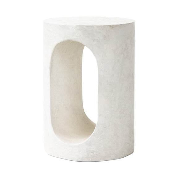 Samson End Table - Textured Lunar Concrete