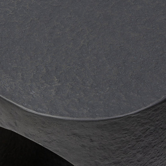 Samson End Table - Distressed Graphite Concrete