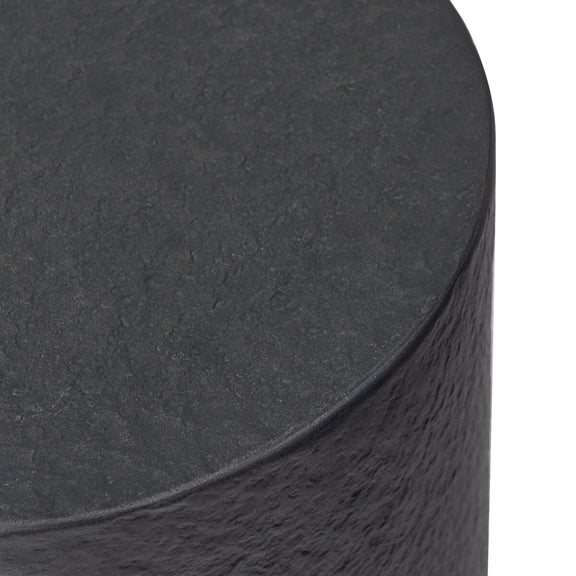 Samson End Table - Distressed Graphite Concrete
